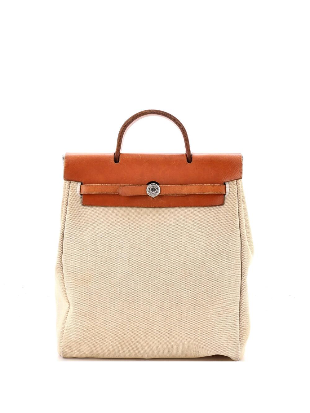 Hermes Herbag A Dos Backpack Toile #373066H16B